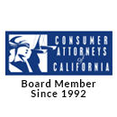 Consumer Attorneys California | Board Member Since 1992
